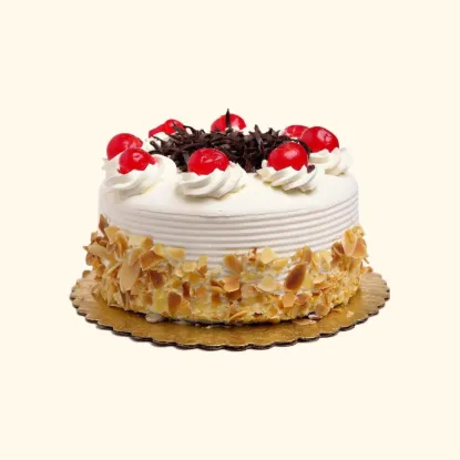 Picture of Rich Black Forest with Almond Flakes Cake